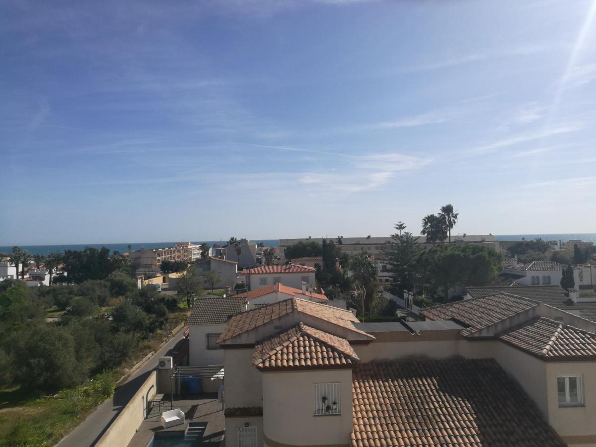 Apartamento Con Piscina Y Terraza Con Vista Al Mar Винарос Экстерьер фото